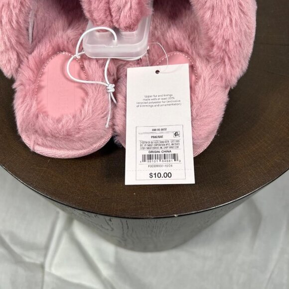 NWT Auden Rae Metallic Scuff Slippers in Pink - Size S/5-6 - Picture 4 of 5